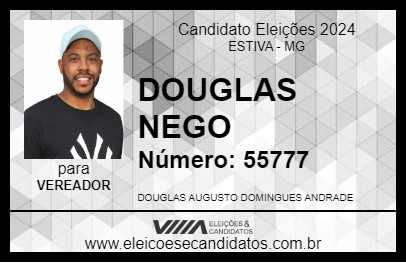 Candidato DOUGLAS NEGO 2024 - ESTIVA - Eleições