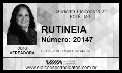 Candidato RUTINEIA 2024 - POTÉ - Eleições