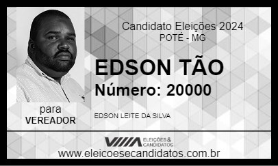 Candidato EDSON TÃO 2024 - POTÉ - Eleições