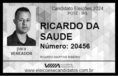 Candidato RICARDO DA SAUDE 2024 - POTÉ - Eleições