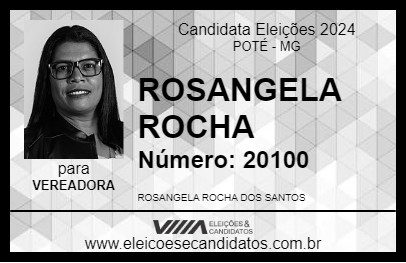 Candidato ROSANGELA ROCHA 2024 - POTÉ - Eleições