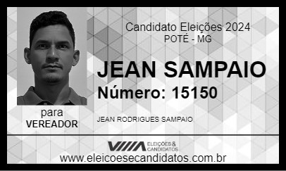 Candidato JEAN SAMPAIO 2024 - POTÉ - Eleições