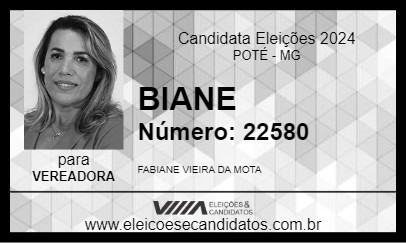 Candidato BIANE 2024 - POTÉ - Eleições