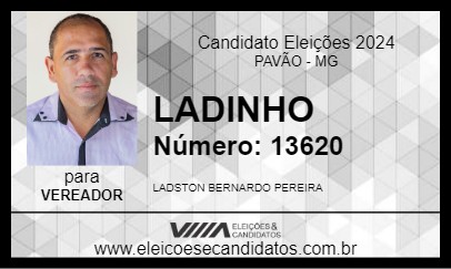 Candidato LADINHO 2024 - PAVÃO - Eleições