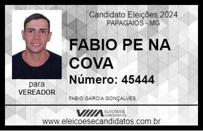 Candidato FABIO PE NA COVA 2024 - PAPAGAIOS - Eleições