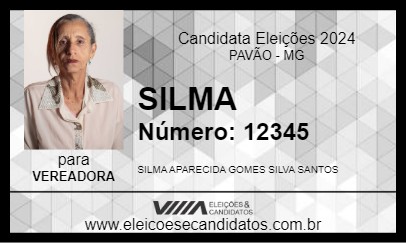 Candidato SILMA 2024 - PAVÃO - Eleições