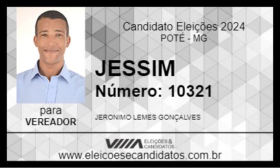 Candidato JESSIM 2024 - POTÉ - Eleições