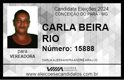 Candidato CARLA BEIRA RIO 2024 - CONCEIÇÃO DO PARÁ - Eleições