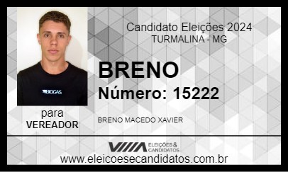 Candidato BRENO 2024 - TURMALINA - Eleições