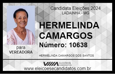 Candidato HERMELINDA CAMARGOS  2024 - LADAINHA - Eleições