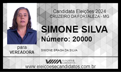 Candidato SIMONE SILVA 2024 - CRUZEIRO DA FORTALEZA - Eleições