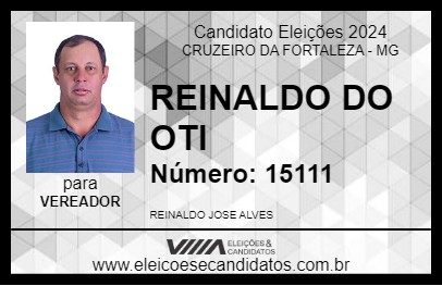 Candidato REINALDO DO OTI 2024 - CRUZEIRO DA FORTALEZA - Eleições