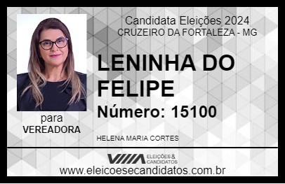 Candidato LENINHA DO FELIPE 2024 - CRUZEIRO DA FORTALEZA - Eleições