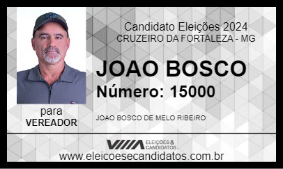 Candidato JOAO BOSCO 2024 - CRUZEIRO DA FORTALEZA - Eleições