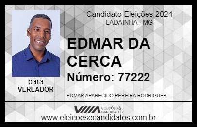 Candidato EDMAR DA CERCA  2024 - LADAINHA - Eleições