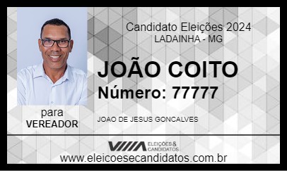 Candidato JOÃO COITO 2024 - LADAINHA - Eleições