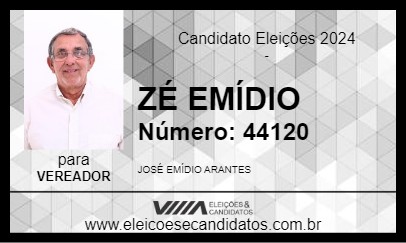 Candidato ZÉ EMÍDIO 2024 - PAINS - Eleições