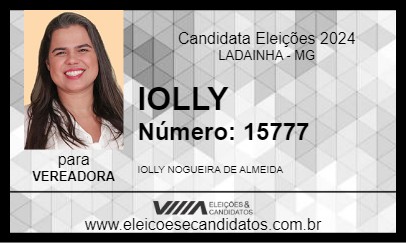 Candidato IOLLY 2024 - LADAINHA - Eleições