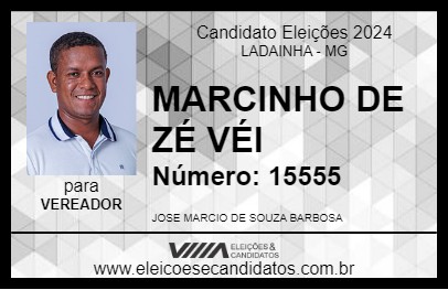 Candidato MARCINHO DE ZÉ VÉI 2024 - LADAINHA - Eleições