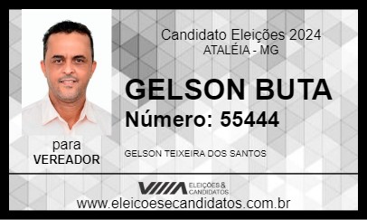 Candidato GELSON BUTA 2024 - ATALÉIA - Eleições