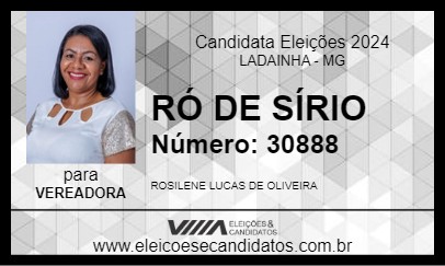 Candidato RÓ DE SÍRIO 2024 - LADAINHA - Eleições