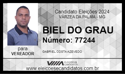 Candidato BIEL DO GRAU 2024 - VÁRZEA DA PALMA - Eleições