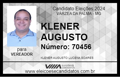 Candidato KLENER AUGUSTO 2024 - VÁRZEA DA PALMA - Eleições