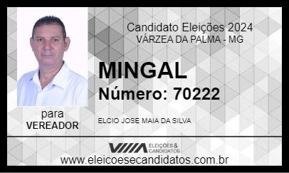 Candidato MINGAU DA MERENDA 2024 - VÁRZEA DA PALMA - Eleições