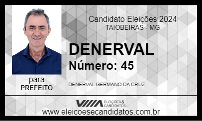 Candidato DENERVAL 2024 - TAIOBEIRAS - Eleições