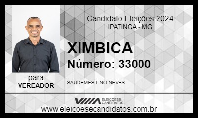 Candidato XIMBICA 2024 - IPATINGA - Eleições