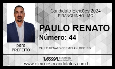 Candidato PAULO RENATO 2024 - PIRANGUINHO - Eleições