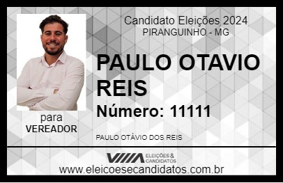 Candidato PAULO OTAVIO REIS 2024 - PIRANGUINHO - Eleições