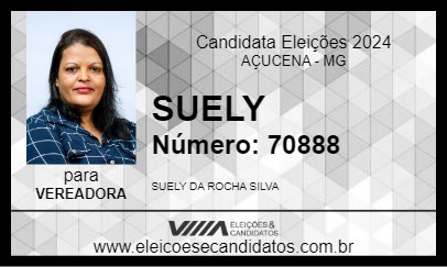 Candidato SUELY 2024 - AÇUCENA - Eleições