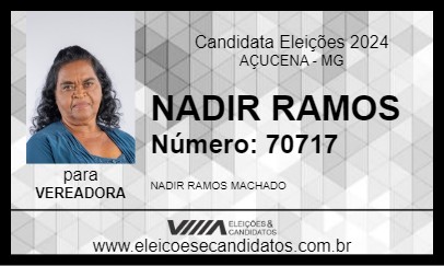 Candidato NADIR RAMOS 2024 - AÇUCENA - Eleições