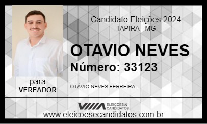 Candidato OTAVIO DO MILTIM 2024 - TAPIRA - Eleições