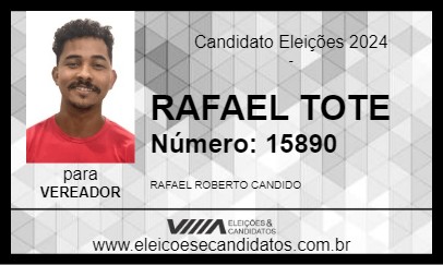 Candidato RAFAEL TOTE 2024 - AMPARO DO SERRA - Eleições