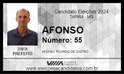 Candidato AFONSO 2024 - TAPIRA - Eleições