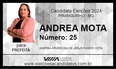 Candidato ANDREA MOTA 2024 - PIRANGUINHO - Eleições