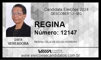 Candidato REGINA 2024 - DESCOBERTO - Eleições