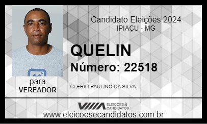 Candidato QUELIN 2024 - IPIAÇU - Eleições