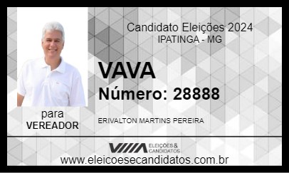 Candidato VAVA 2024 - IPATINGA - Eleições