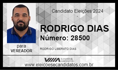 Candidato RODRIGO DIAS 2024 - IPATINGA - Eleições