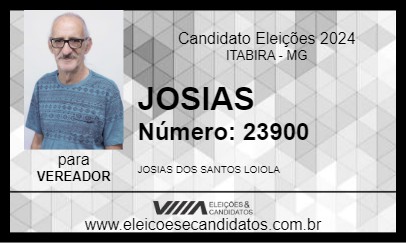 Candidato JOSIAS 2024 - ITABIRA - Eleições