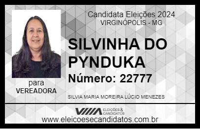 Candidato SILVINHA DO PYNDUKA 2024 - VIRGINÓPOLIS - Eleições