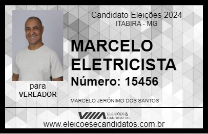 Candidato MARCELO ELETRICISTA 2024 - ITABIRA - Eleições