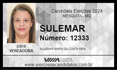 Candidato SULEMAR 2024 - MESQUITA - Eleições