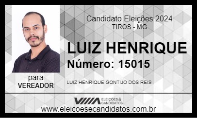 Candidato LUIZ HENRIQUE 2024 - TIROS - Eleições