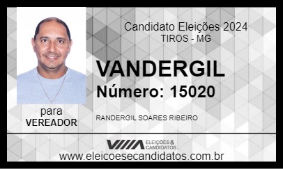 Candidato VANDERGIL 2024 - TIROS - Eleições