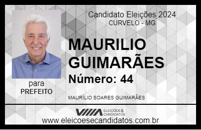 Candidato MAURILIO GUIMARÃES 2024 - CURVELO - Eleições