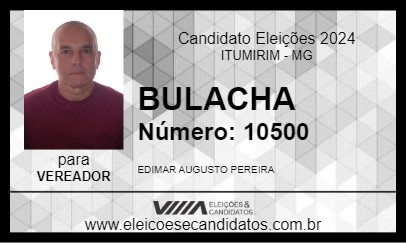 Candidato BULACHA 2024 - ITUMIRIM - Eleições